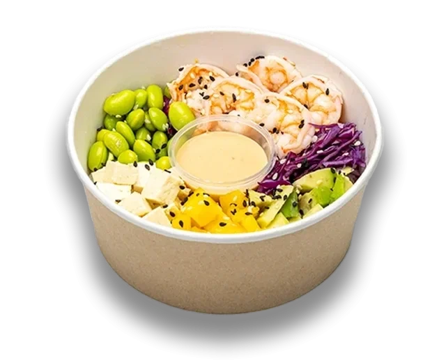 Поке с креветками