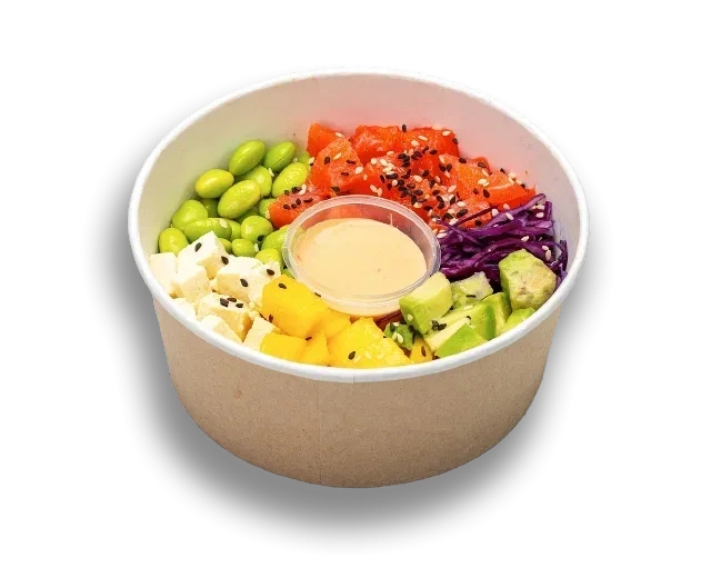 Поке с лососем